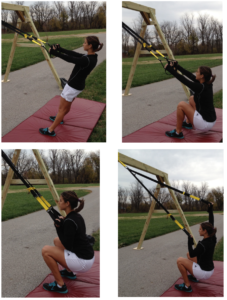 TRX Bottom Up OH Squat